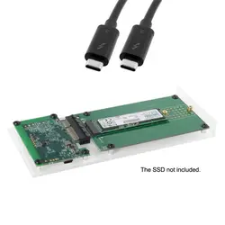 Для Thunder 3 SSD PCIE lightning внешний NVME NGFF М-ключа жёсткий диск коробка Thunderbolt3