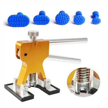 

2019 Newly Car Tools Repair Tools Hail Pit Sagging Repair Kit Car Dent Repair Puller + 5pcs/set Sheet Metal Plastic Suction Cup