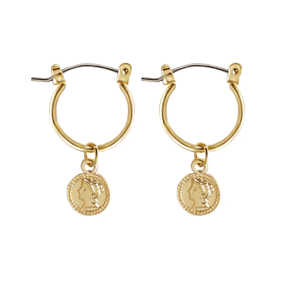SOHOT горячая распродажа Женские новые серьги-кольца изысканные компактные золотые серебряные цвета женские ювелирные аксессуары для подарка на годовщину