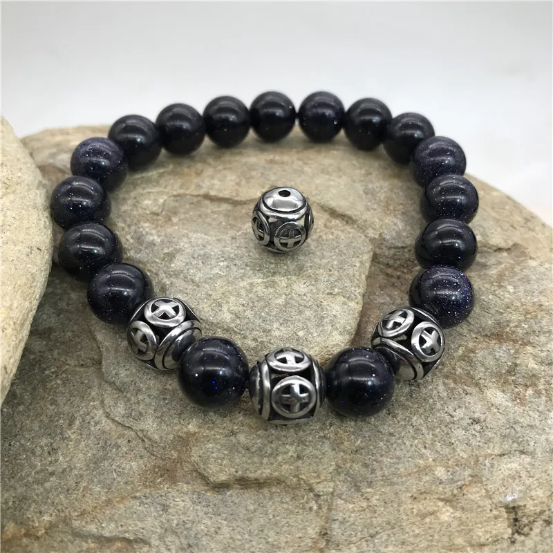 

2.0mm Hole 316l Stainless Steel Vintage Cross Bead Fit Original Charm Bead Bracelet DIY Jewelry Making Gift (Only Bead)