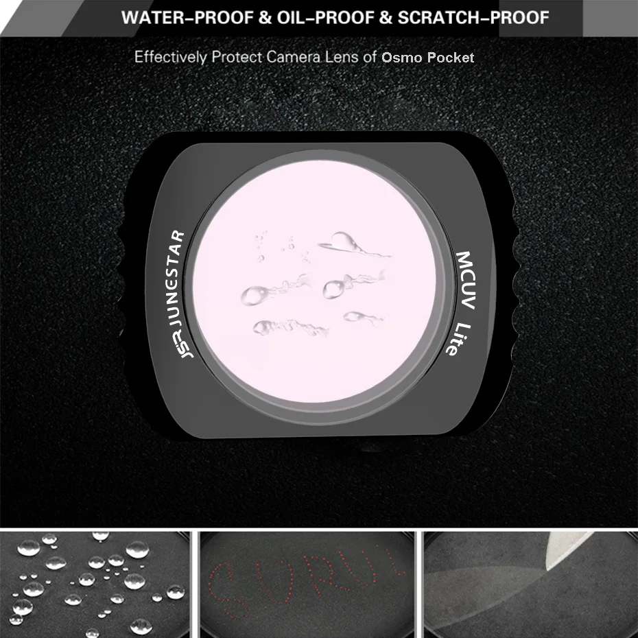 Для камеры Osmo Карманный 3-осевой ручной Камера фильтр UV CPL ND4 ND8 ND16 ND32 ND64 фильтры для DJI Osmo карман Объективы для фотокамер аксессуары