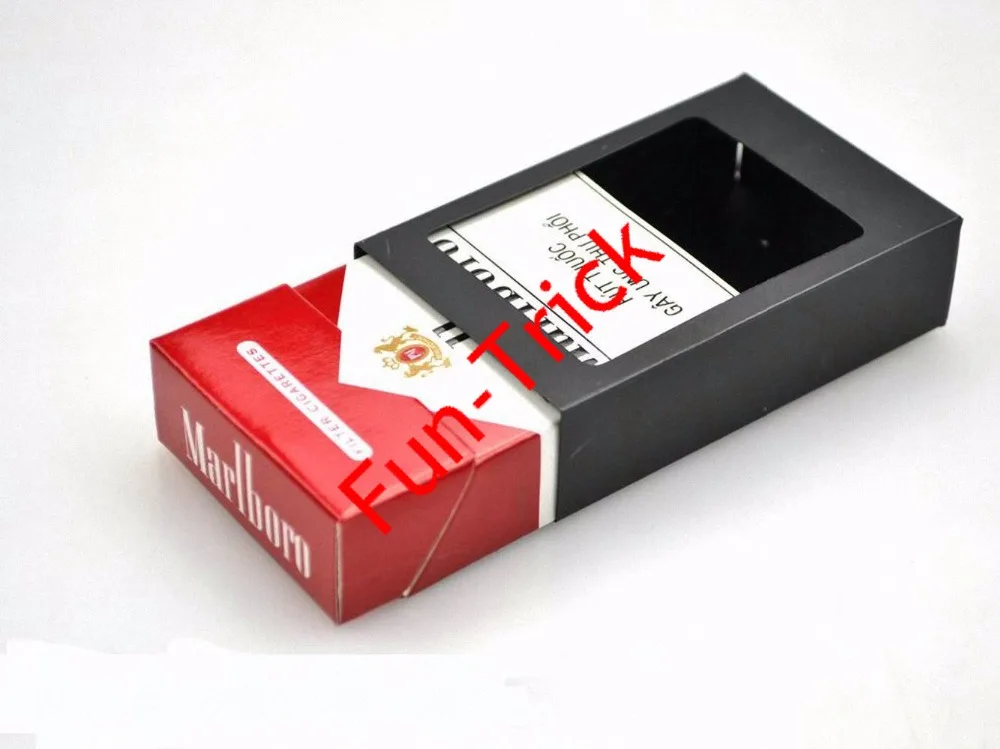 Vanishing Cigarette Box Magic Trick , Magic Card Tricks-in