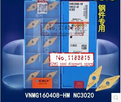 

Free shopping 10 / box VNMG160408 HM NC3030 carbide Insert Insert MVVNN/MVJNR/MVQNR/MVUNR processing steel