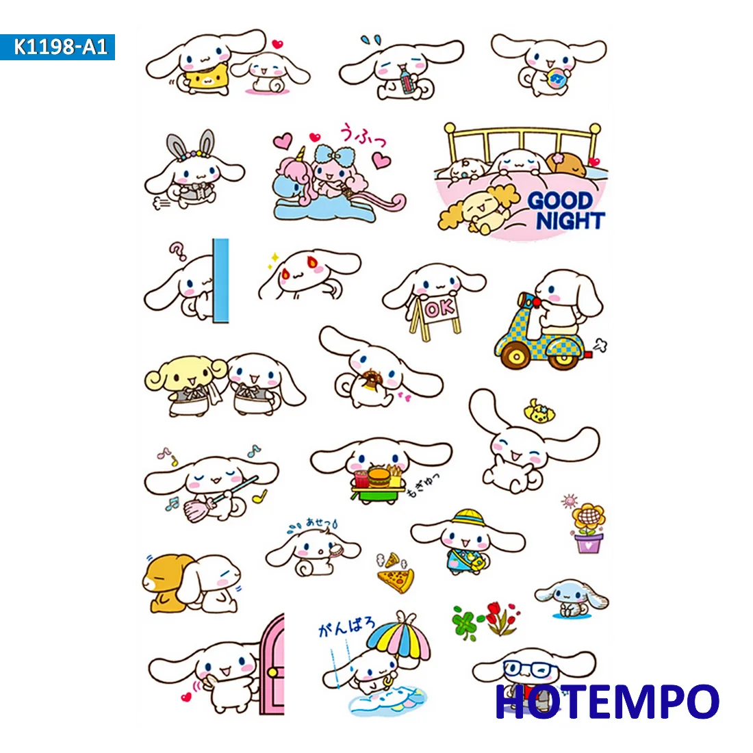 Sanrio Kuromi Melody Keroppi Pekkle Gudetama Cute Stickers for Children Letter Diary Scrapbooking Stationery Pegatinas Stickers Sanrio Kuromi Melody Keroppi Pekkle Gudetama Cute Stickers for Children Letter Diary Scrapbooking Stationery Pegatinas Stickers