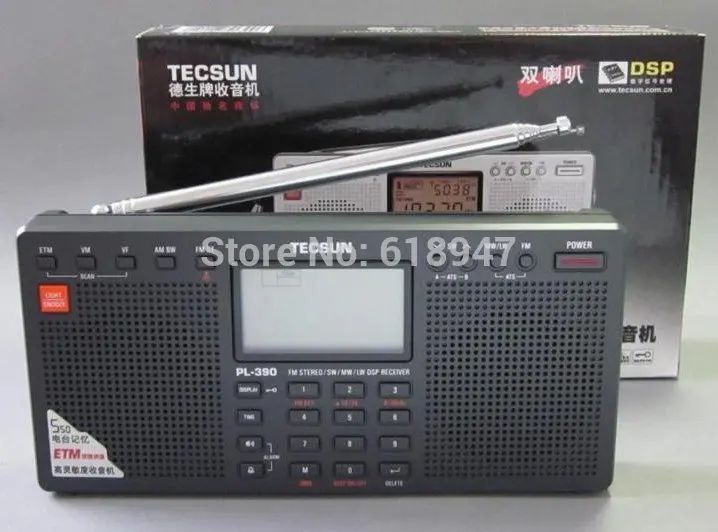 Tecsun PL390 PL-390 ETM FM стерео SW MW LW DSP радио двойной динамик радио