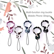 Камуфляжный стиль Силиконовое кольцо управление органайзер для телефона IPhone samsung камера GoPro USB накопители ремешок брелоки ремешки