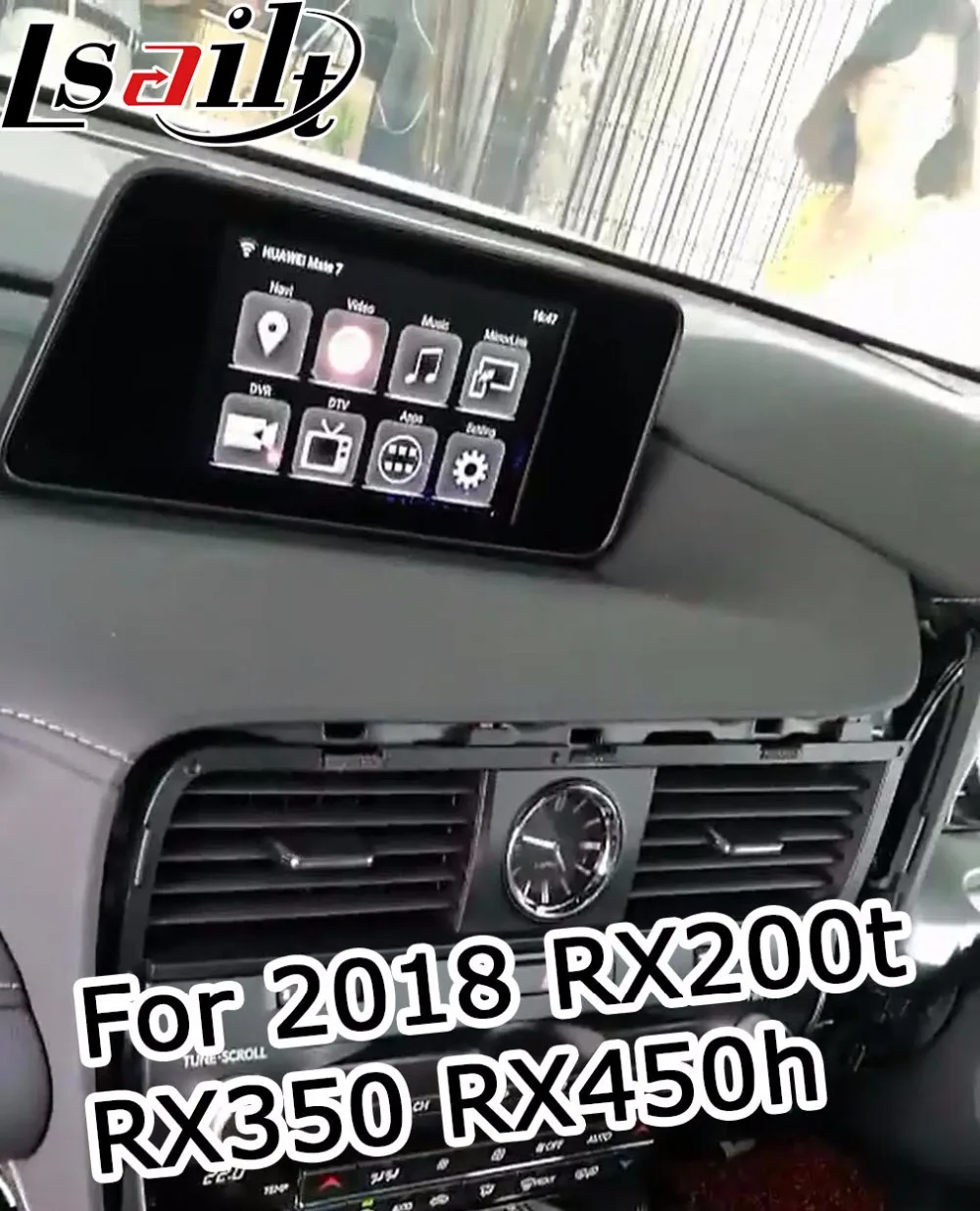 Android / Carplay Interface Box for Lexus RX 2016-2019 12.3 Video Interface with Remote Touch Control RX350 RX450h by Lsailt off road gps