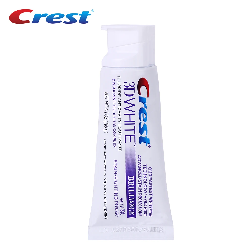 Crest 3D White Brilliance передовая отбеливающая зубная паста, отбеливающая зубная паста, 116 г