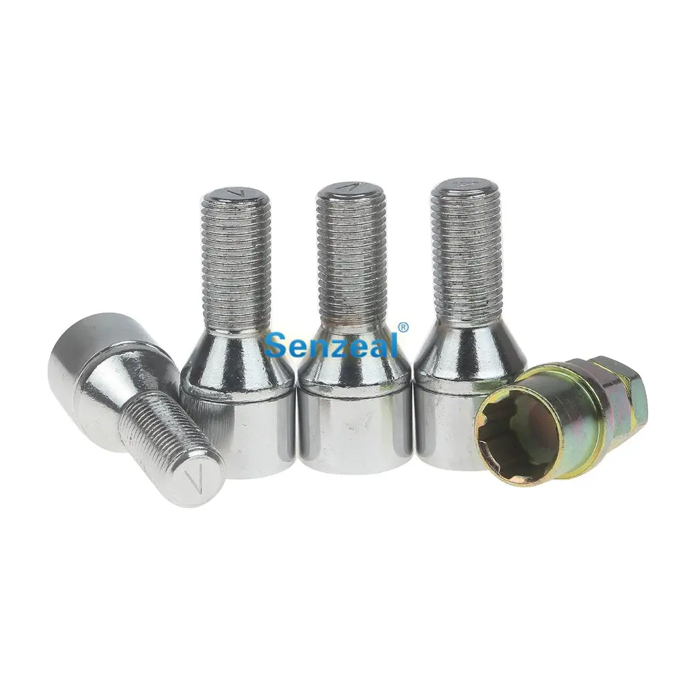 Шурупы из легированной стали с ключом для BMW Benz Audi Volkswagen (размер резьбы M12x1.25