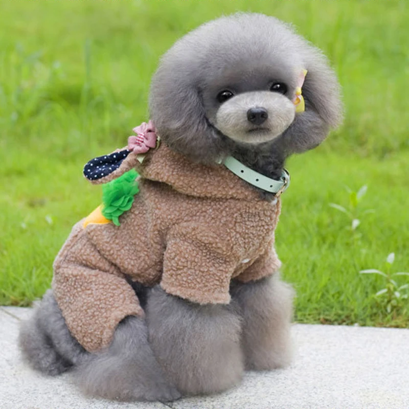 Одежда для собак зимняя Рождественская пудель новая одежда йоркширских щенков