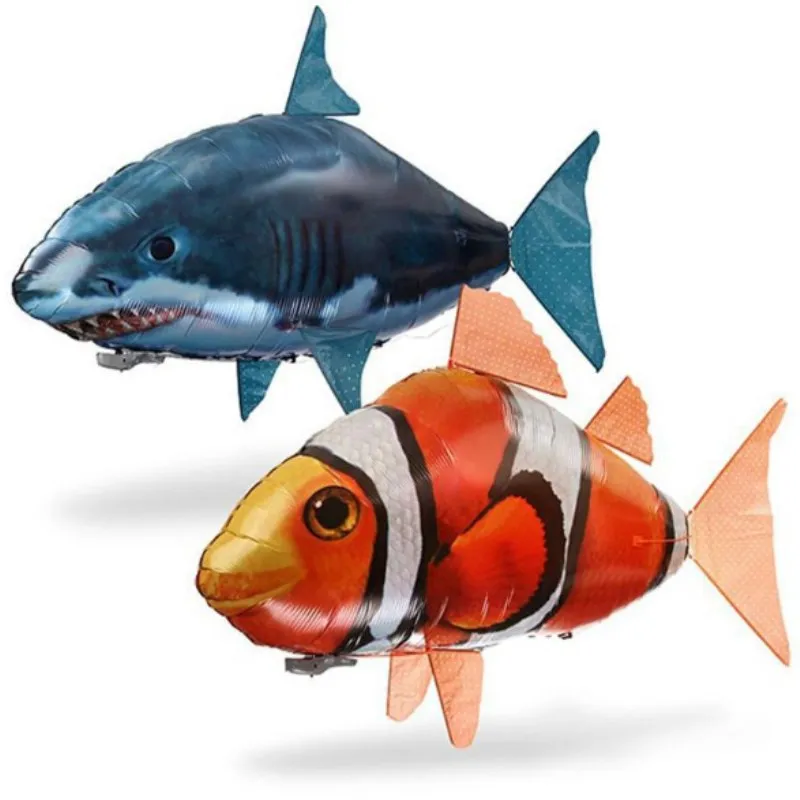 remote inflatable shark