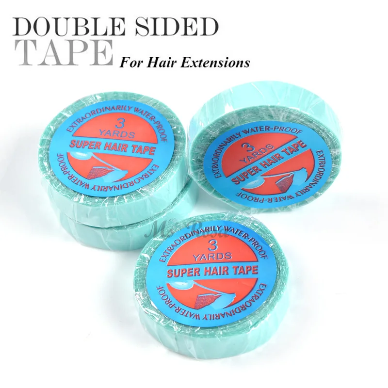 Double-Sided Tape For Hair Extensions Lace Wig Glue Waterproof Hair Adhesive Tape Super Hair Extension Tape
