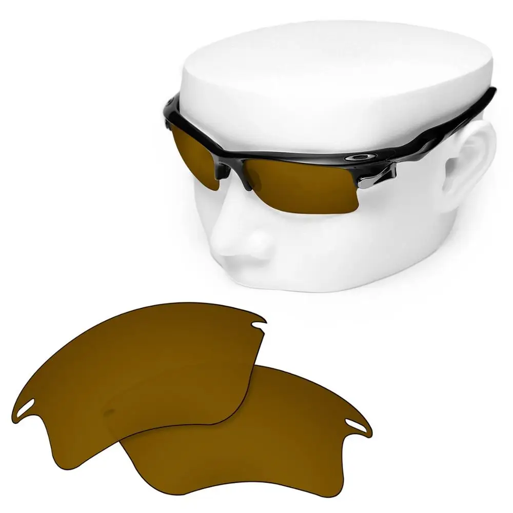 Oowlit Polarizzati Lenti Di Ricambio Di Pesca Oro Per-Oakley Fast Jacket Xl Oo9156 Occhiali Da Sole