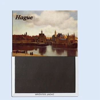 

Port in Hague Netherlands 24202 Fridge Magnet