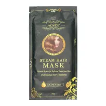 Женская восстанавливающая Защитная ухащивающая маска для волос Гладкая глубокая питает эссенцию парового Оливкового Масла Автоматический нагрев увлажняющий