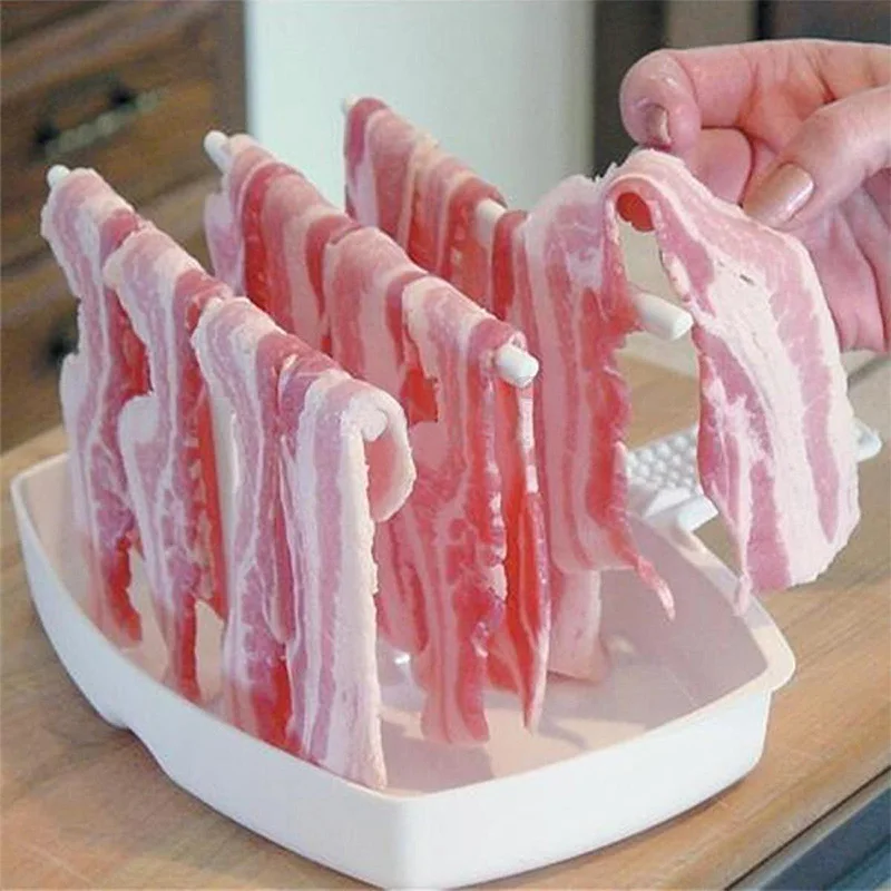 New Microwave Bacon Rack Hanger Cooker Tray Cook Bar Crisp Breakfast New Microwave Bacon Rack Hanger Cooker Tray Cook Bar Crisp Breakfast Meal Home Dorm Use Tools In Steamers From Garden On Aliexpress Alibaba