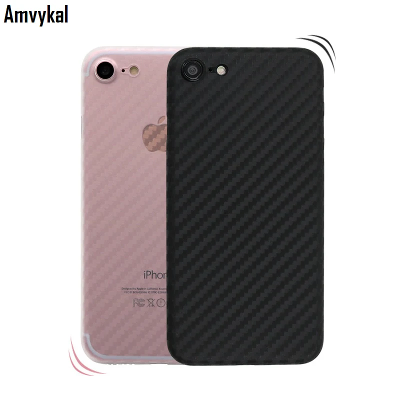 Чехол Amvykal для iphone X 8 7 6 S Plus ультратонкий 0,5 мм мягкий полипропиленовый чехол тонкий карбоновый папка из полипропилена для iphone X iphone 8 500 шт/лот