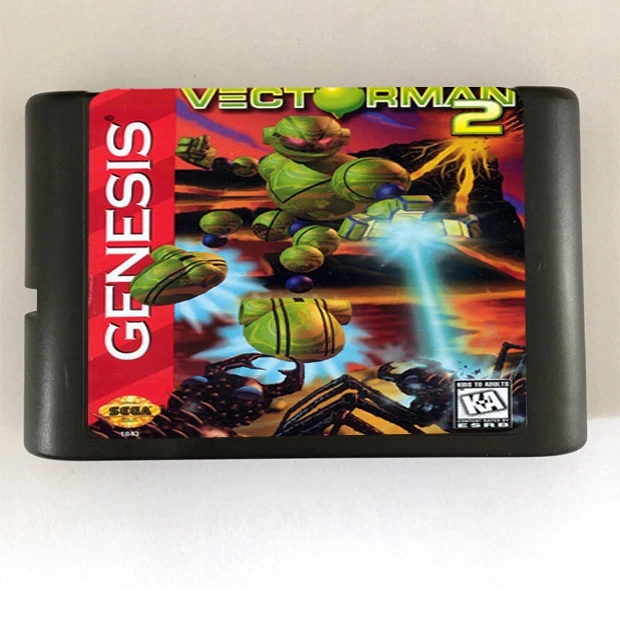 

Top quality 16 bit Sega MD game Cartridge for Megadrive Genesis system --- Vectorman 2