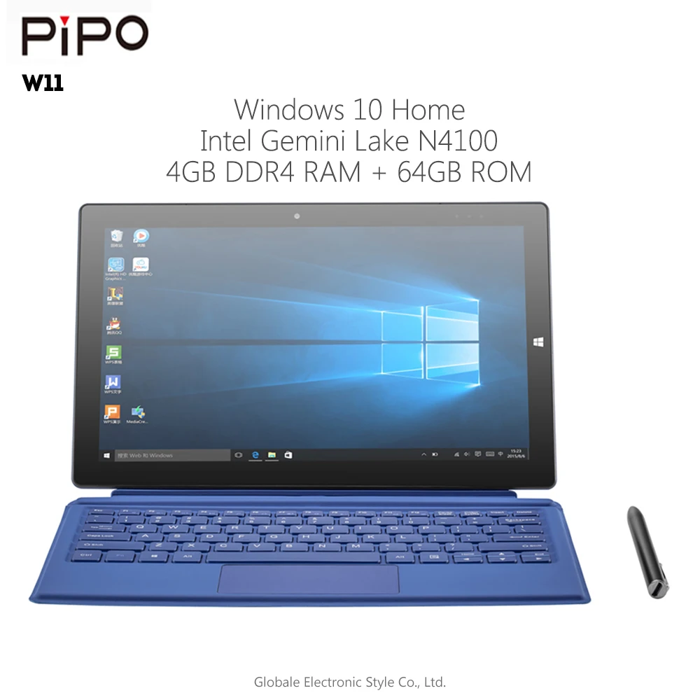 Оригинал Pipo W11 2 в 1 Tablet PC 11 6 дюйма Windows 10 Intel Близнецы озеро N4100 4 ядра GHz GB