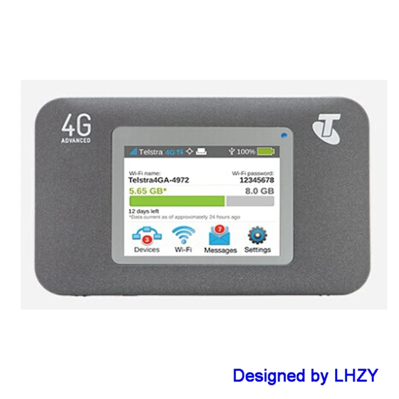 

Unlocked Netgear Aircard 782S (AC782S) 4G LTE Mobile Hotspot CAT4 Wifi Router 4G LTE band 1/3/7/8 (900/ 1800/2100/2600 MHz)