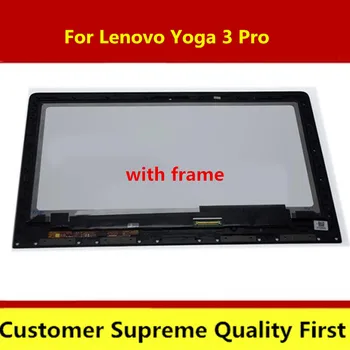 

13.3"LCD Touch Screen Digitizer Assembly + Bezel panel LTN133YL03-L01 LTN133YL01 For Lenovo Yoga 3 Pro 1370 80HE00F5US 3200*1800