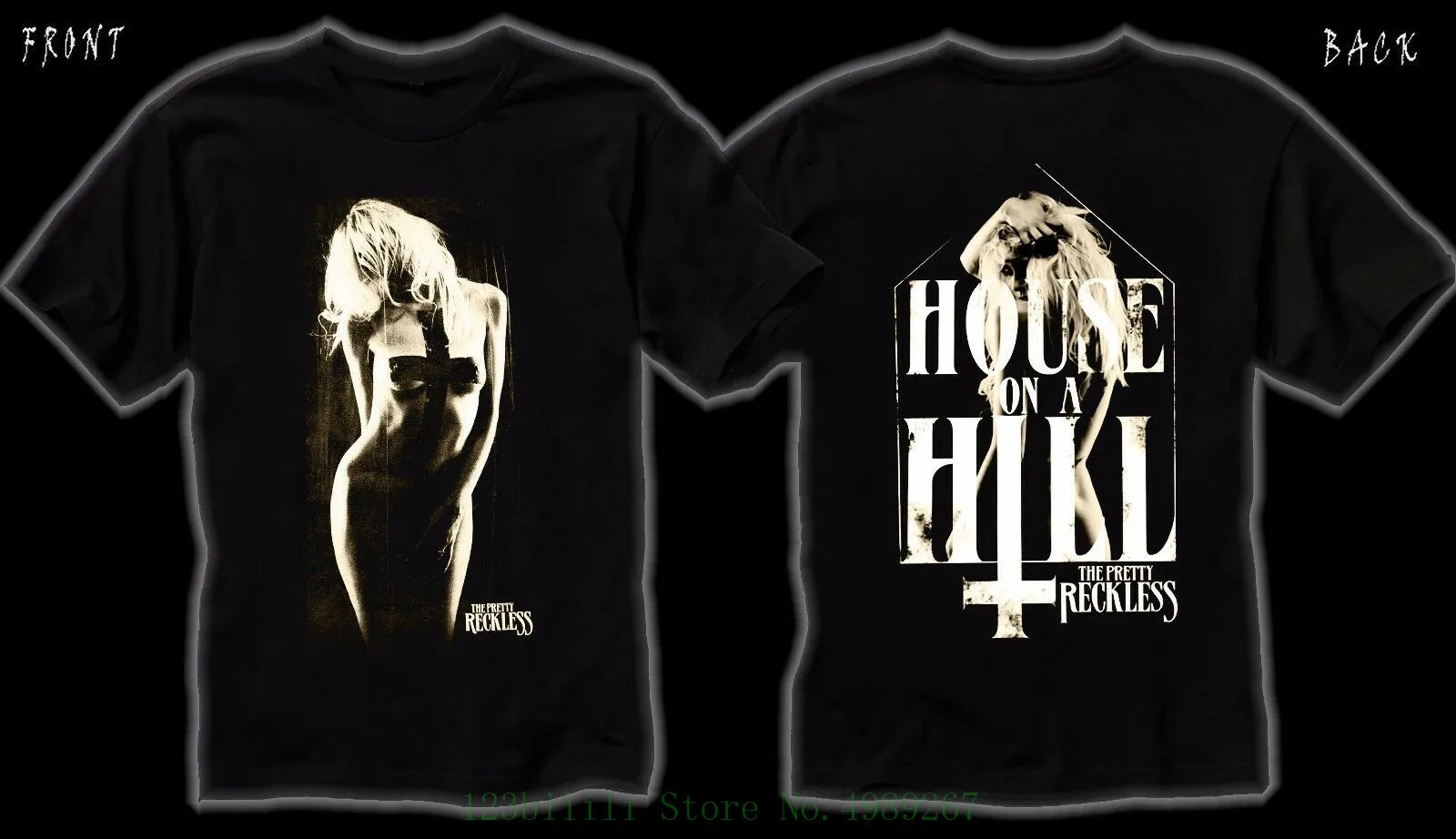 The Pretty Reckless-House On A Hill-American Rock Band T _ Shirt-Размеры: от S до 6xl Мужская футболка с принтом |