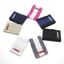 1pc New 40CM Elastic Cotton Hand Wrist Bandage Support Wrap Gym Sports Wristband Brace Hand Bandage Multi Colors
