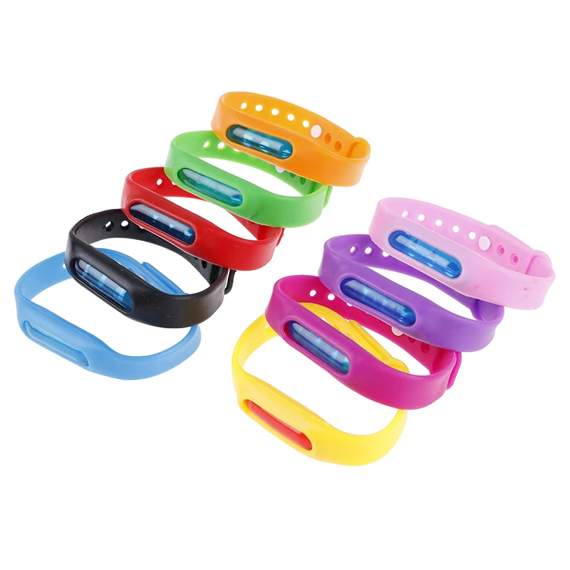 

5pcs Mosquito Killer Silicone Wristband Summer Mosquito Repellent Bracelet Anti Mosquito Band Children Insect Killer