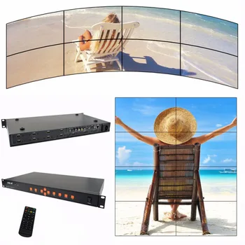 

video wall processor TV08 Full HD 1080p Mixed HDMI splitter USB/VGA/Composite/HDM Support 2X2 2x3 2x4 Max to 25 TV video wall