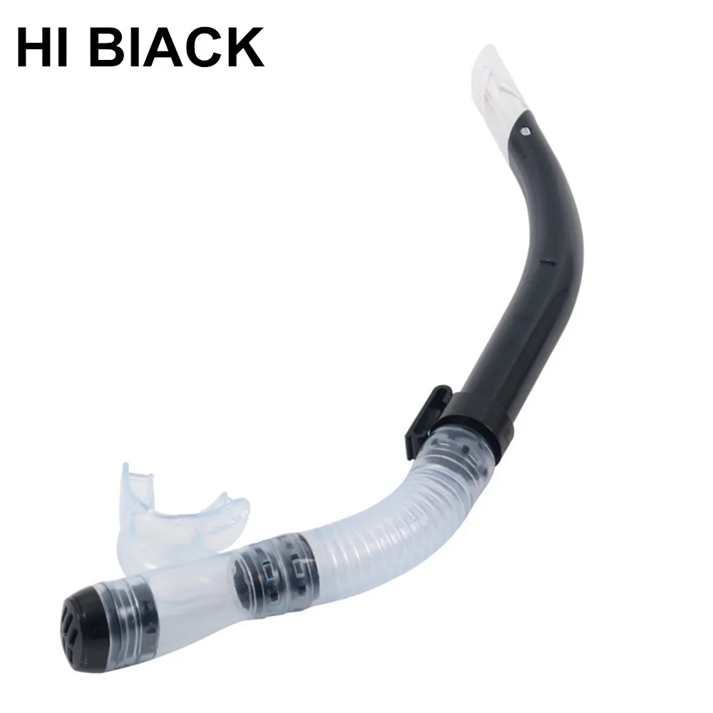 PVC full dry snorkel for free diving breathing apparatus snorkel
