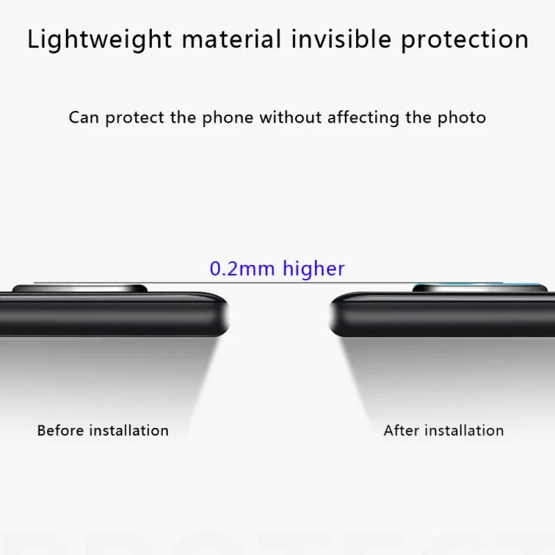 Защитная пленка для экрана телефона 2.5D с высоким разрешением 1 + 7pro объектива