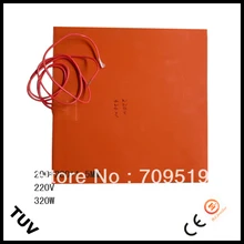 400x425x1,5 мм 220v 850w промышленный электрический нагреватель 3 м PSA NTC100K