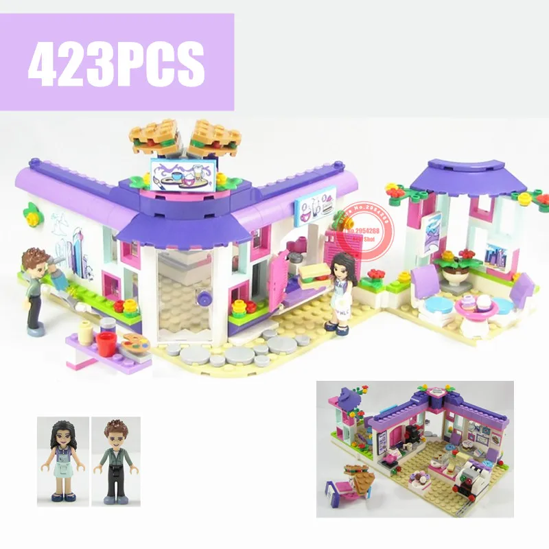

New Heartlake friends series fit friends house figures city Set diy Building Blocks Bricks Kids Toys for children girls Gifts
