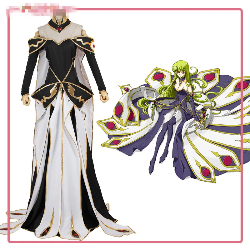 [Настройка] Аниме! Код Geass CC Queen косплей костюм женское платье Бесплатная