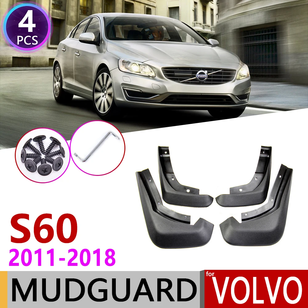 

Car Mudflap for Volvo S60 2011~2018 Fender Mud Guard Flap Splash Flaps Mudguards Accessories 2012 2013 2014 2015 2016 2017 2nd