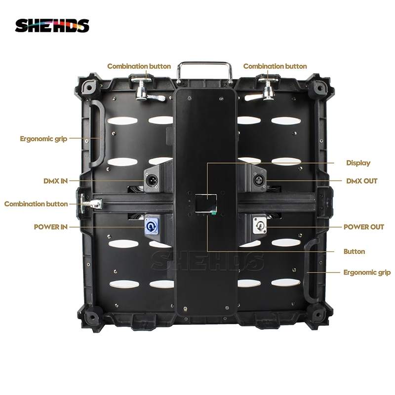 СВЕТОДИОДНЫЙ матричный 36x3W золотые Цвет DMX512 сценический эффект освещения для DJ диско танцевальная площадка для ночного клуба, свадебные украшения