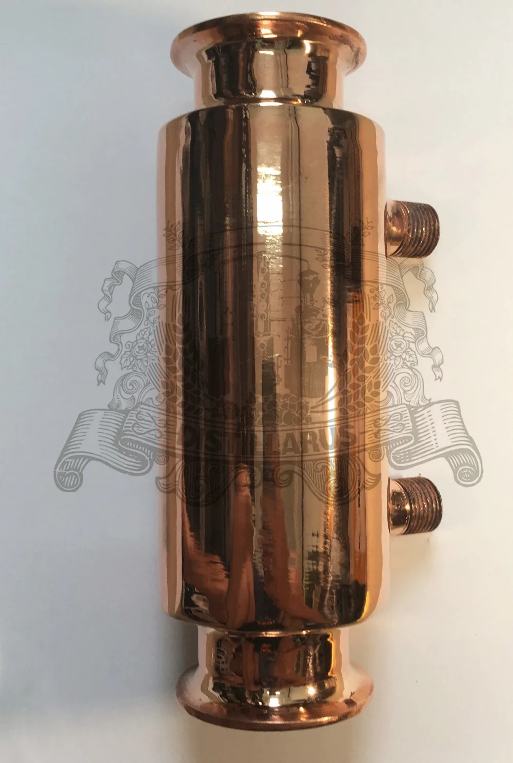 Copper tri clamp 2" (51mm) OD64 Dephlegmator/ Condenser/ Reflux. Direct