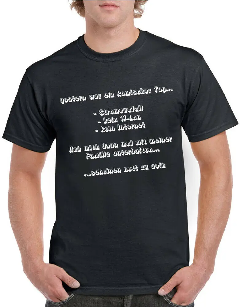 Herren T Shirt Spruch komischer_tag W Lan Nerd lustig Spruch Text cool