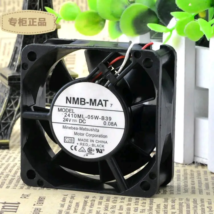 

Оригинальный 2410ML-05W-B39 6025 6 см 0.08A 24 В инверторный вентилятор предупреждение для NMB 60*60*25 мм