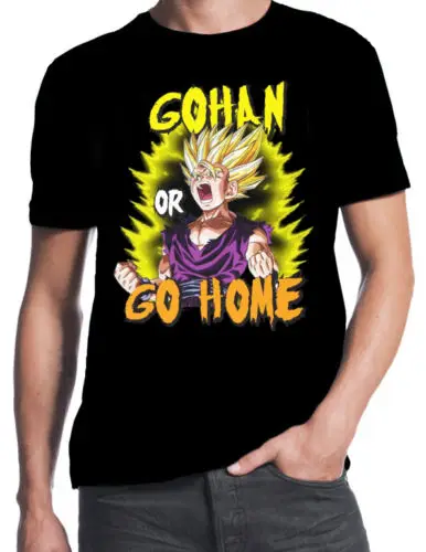 Dragon Ball Z Гохан или Go Home Training Saiyan Тренажерный Зал Веса Тренировки известный бренд дизайн новые летние человек хлопок Модная рубашка