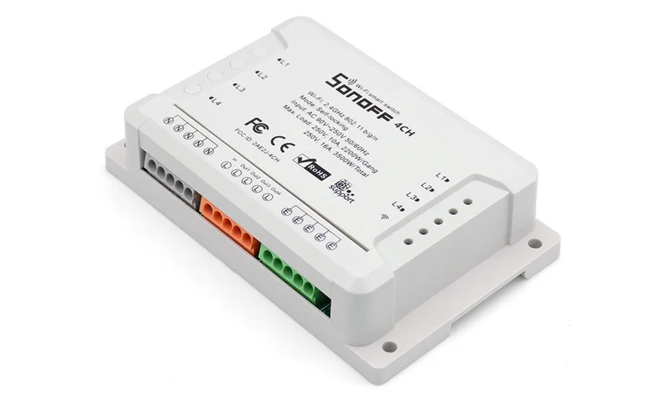 2019 nova sonoff wifi interruptor inteligente 1ch2ch4ch