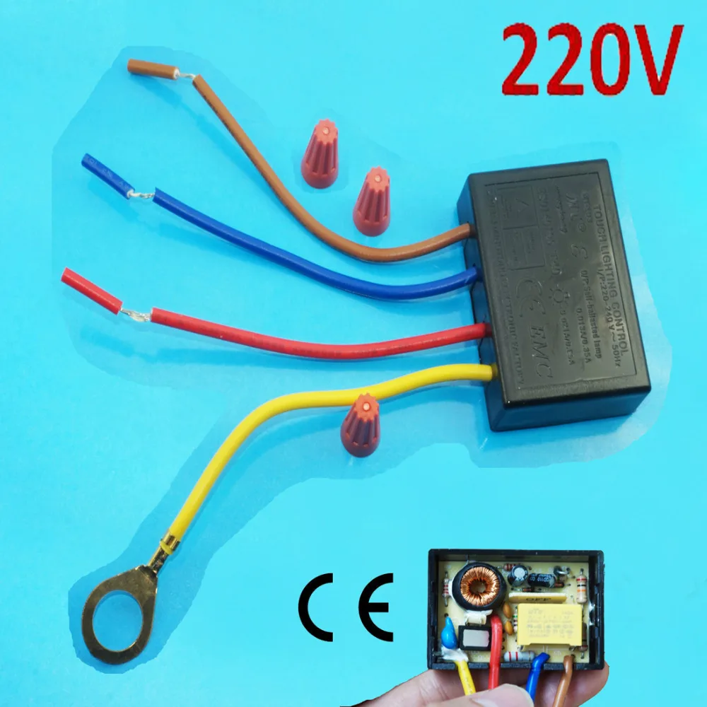 

220V Touch Light Lamp Dimmer Switch Control Module Sensor Halogen Tungsten LED