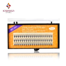 7 коробок/партия макияж шелковые ресницы 60 пучков 10D наращивание ресниц макияж для наращивания инструменты красоты