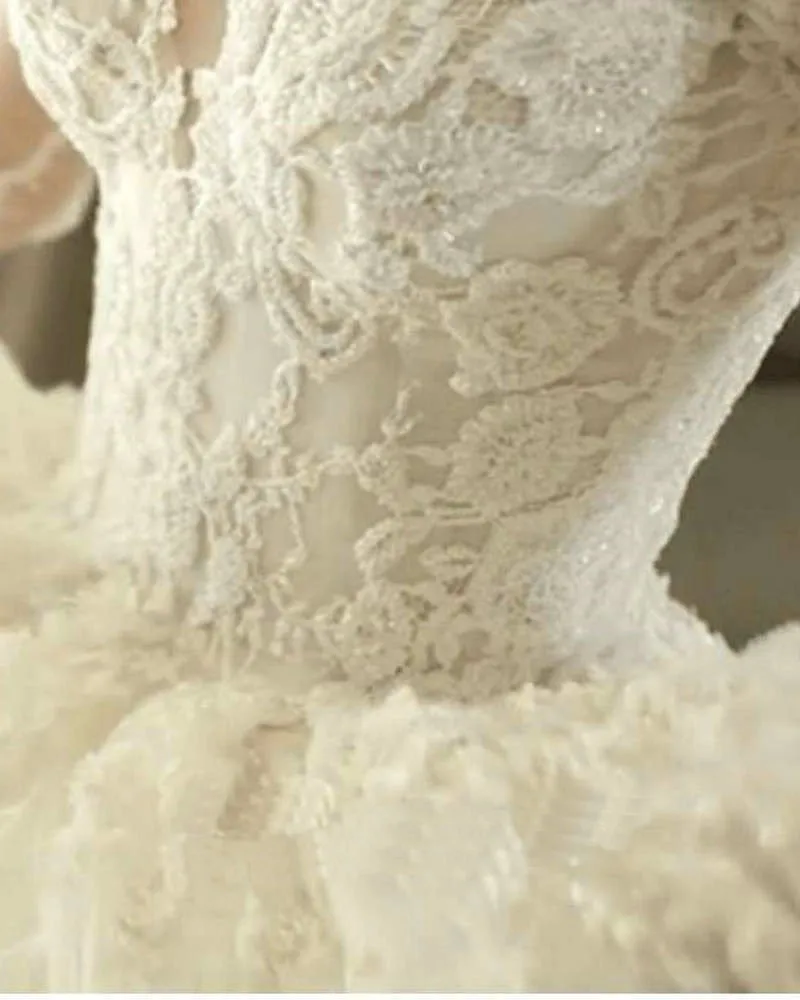 Elegant-Lace-Ball-Gown-Wedding-Dress-2015-Bridal-Gowns-Vintage-Vestidos-De-Novia-Muslim-Wedding-Dress (5)