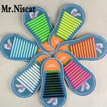 Mr. Niscar 50 комплектов оптом креативные унисекс ленивые шнурки повседневная спортивная обувь силиконовые шнурки для взрослых эластичные шнурки для обуви