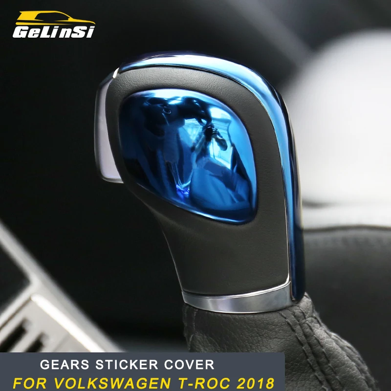 

GELINSI for Volkswagen Arteon Handbrake Gear Shift Knob sticker cover Polo Golf MK4 MK5 MK6 MK7 Passat B5 B6 B7 B8 R