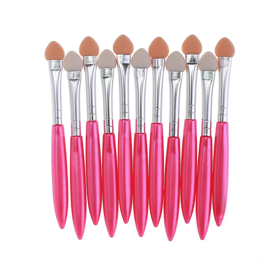 10Pcs Makeup Eye Shadow Eyeliner Brush Sponge Applicator Tool Makeup Tool eyes shadowin Eye