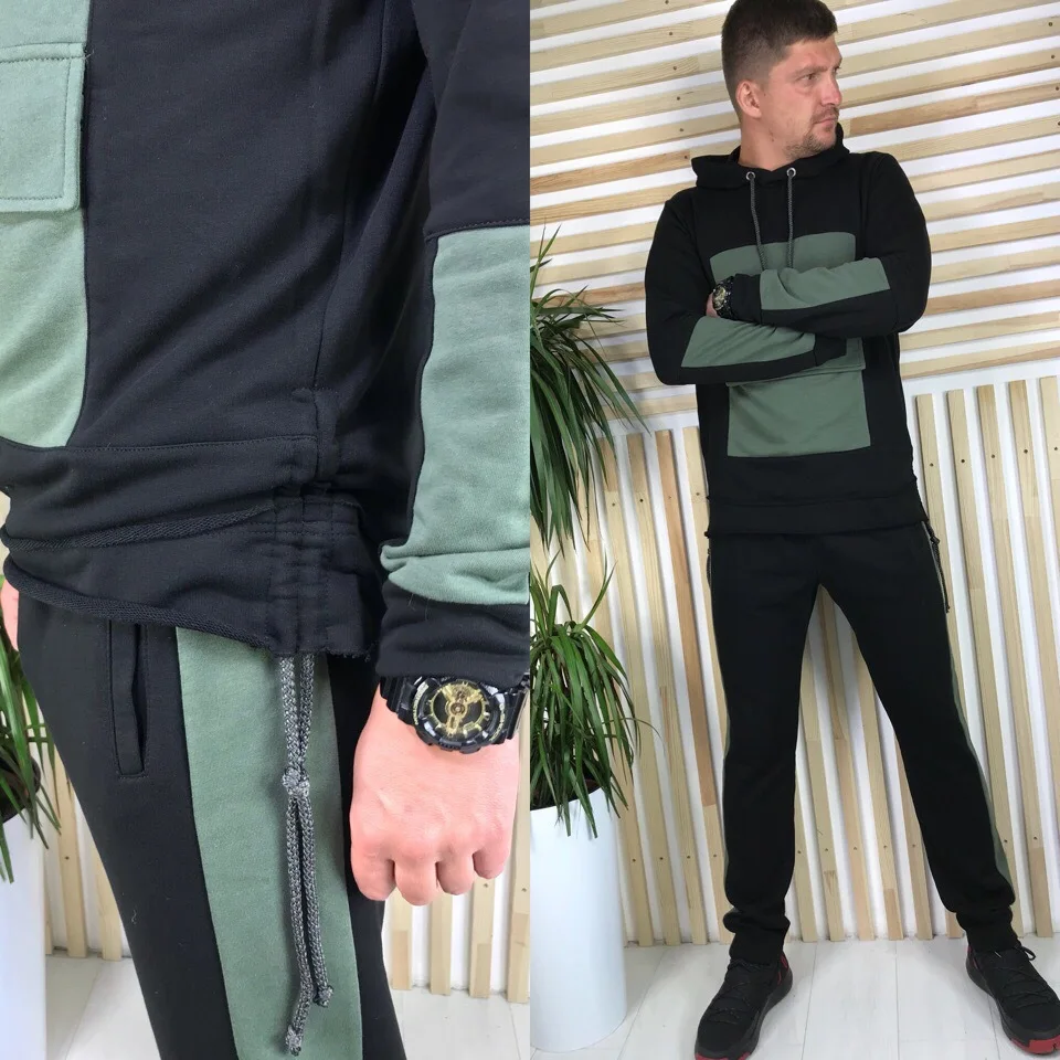 Tracksuit For Men 2 Pieces Set New Fashion Sporting suit Men Tracksuit Hoodie Spring Autumn Men Brand Clothes Hoodies+Pants