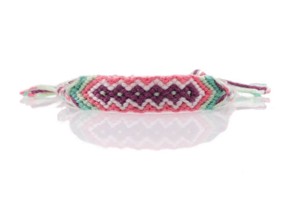 classic double sided arrow woven friendship bracelet multicolored 