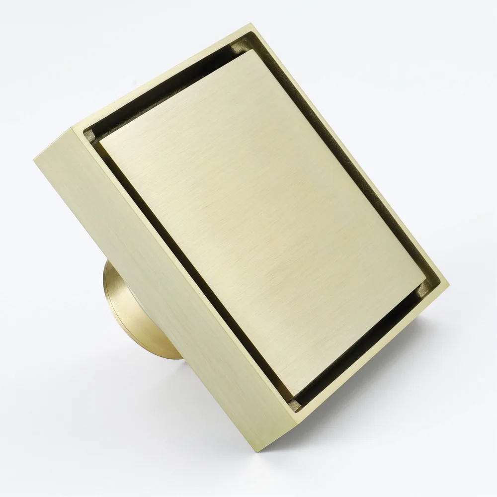 

All Copper Deodorant Floor Drain Bathroom Kitchen Bathroom Floor Drain Golden Square Mirror